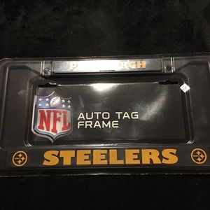 Steelers Auto Tag Frame